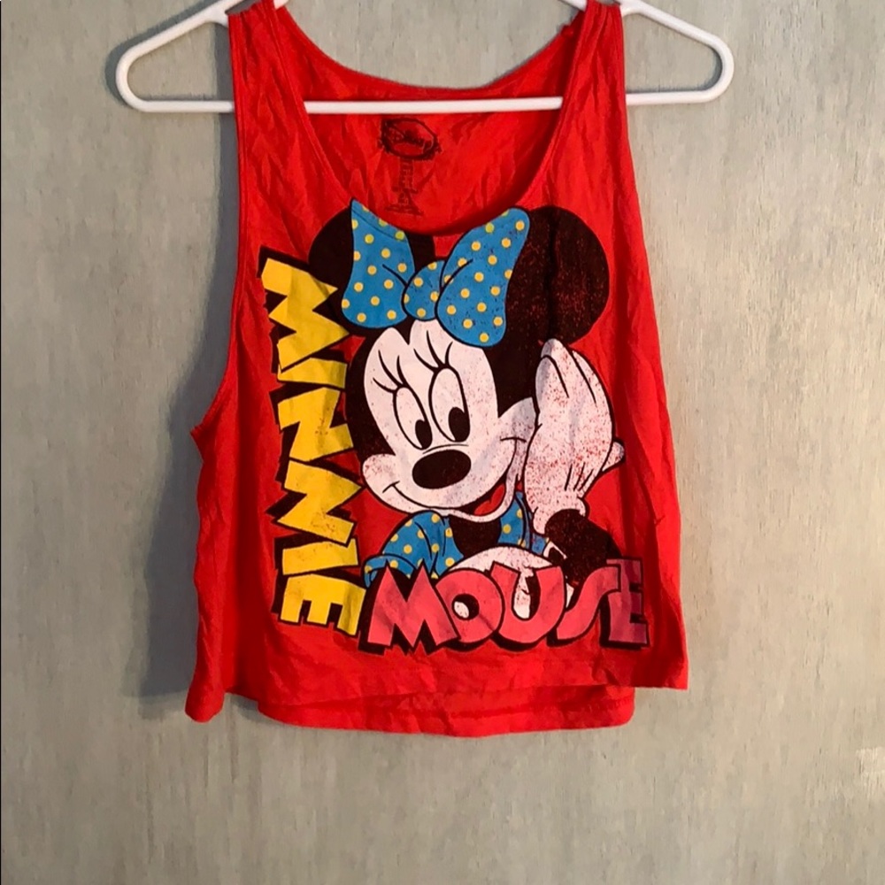 NWOT Disney Minnie Mouse Crop Top Tank Top